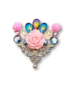 GemclusterBarok_Ornament_Filigraan_Zilverkleurig_Roos_DIY_Sieraden_Kindergrime_Sminkies.com_9050_Ledeberg_9000_Gent_Sminkies-Ev