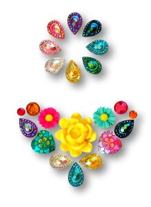 Gemcluster_Bling_Jewel_Resin_Flatback_Mix_Colour_Diamond_Sieraden_Kindergrime_Sminkies