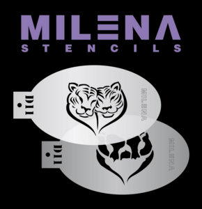 Sminkies-Events_D12_Milena-stencils-Tijger_Love-stencil-set