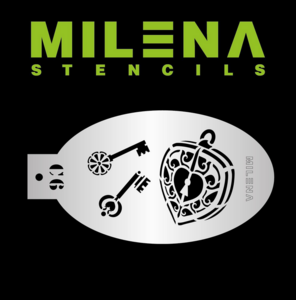 Sminkies-Events_Milena_Potekhina_Stencil_C6_Slot_Sleutel_Key_Lock