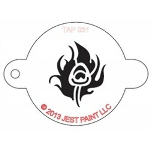 TAP Stencil Peacock Feather 031 www.sminkies.com/shop