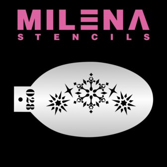 Milena Stencil O28 Ice Crystals