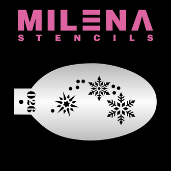 Milena stencils O26 snowflakes