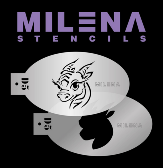 Sminkies-Events_Milena-stencils-Draakje-D5_set