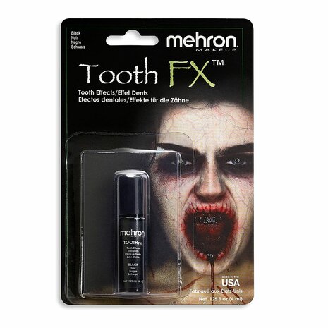 Tooth FX Mehron tandlak zwart