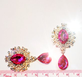 Strass Resin Diamond Ornament Hanger Pink Strass Resin Diamond Ornament Hanger Pink