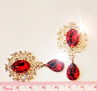 Strass Resin Diamond Ornament Hanger Fire Red Strass Resin Diamond Ornament Hanger Fire Red
