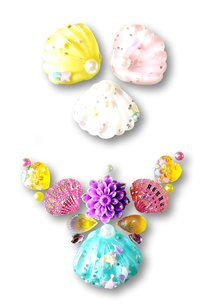 Strass Resin Flatback Shell-Pearl Multi Colour Strass Resin Flatback Shell-Pearl Multi Colour
