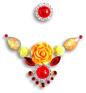 Strass Resin Diamond Pearl Fire Red Strass Resin Diamond Pearl Fire Red