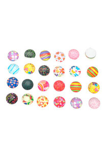Cabochons Mix Multi Color 10mm Cabochons Mix Multi Color 10mm