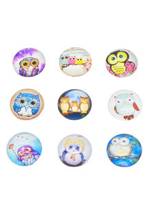 Cabochon Mix Uiltjes 16mm Cabochon Mix Uiltjes 16mm