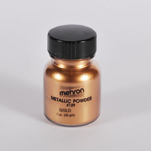 Mehron Metallic Powder Gold 28 gr Mehron Metallic Powder Gold 28 gr
