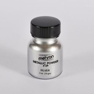 Mehron Metallic Powder Silver 14 gr Mehron Metallic Powder Silver 14 gr